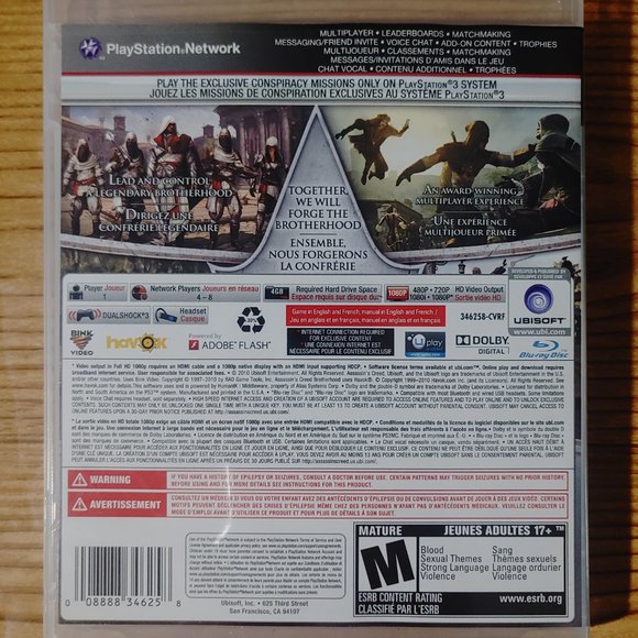Assasin’s Creed Brotherhood PS3 game - Picture 3 of 3